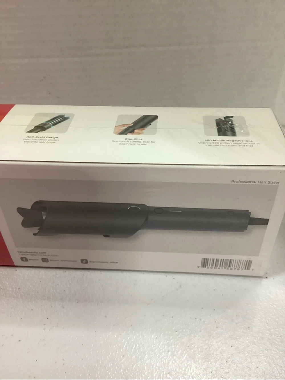 Hair Curler - Black Ceramic Styling Wand by TYMO